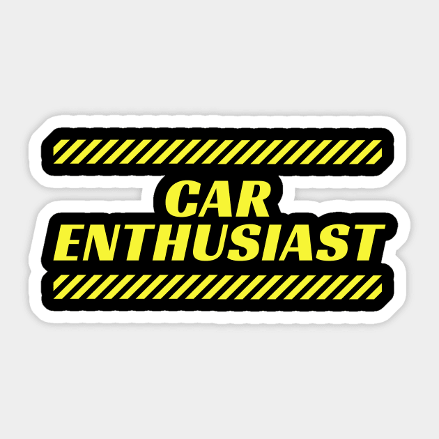 Car Enthusiast Sticker by FunnyStylesShop